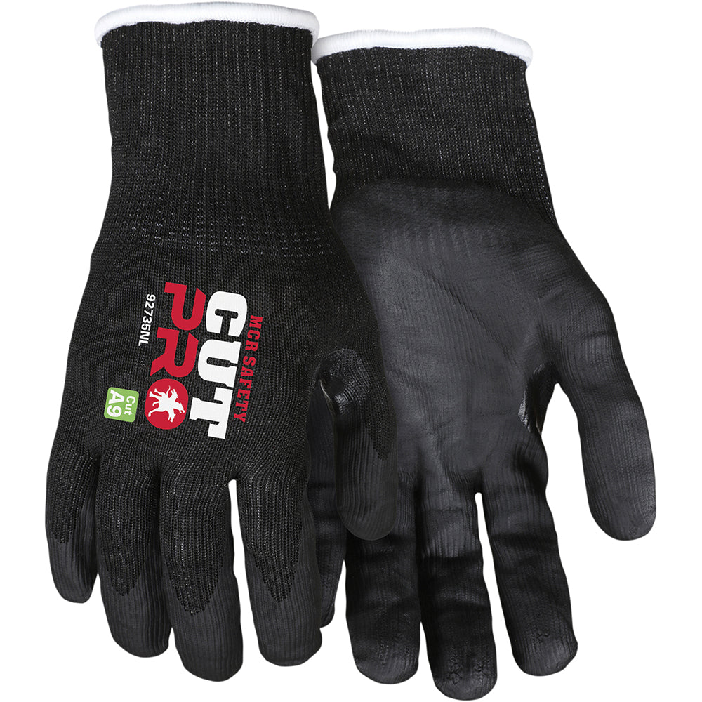 MCR Safety 92735NS Cut, Puncture & Abrasion-Resistant Gloves: Cut Pro 92735N, Cut A9, Puncture 5, Abrasion 3, 15 ga, Size Small