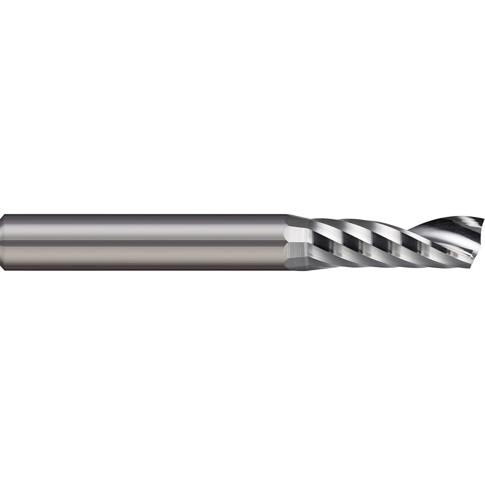 Micro 100 SFA-250-46 Spiral Router Bit: 1/4" Dia, 3/4" LOC, 1/4" Shank Dia, 1 Flute, Upcut