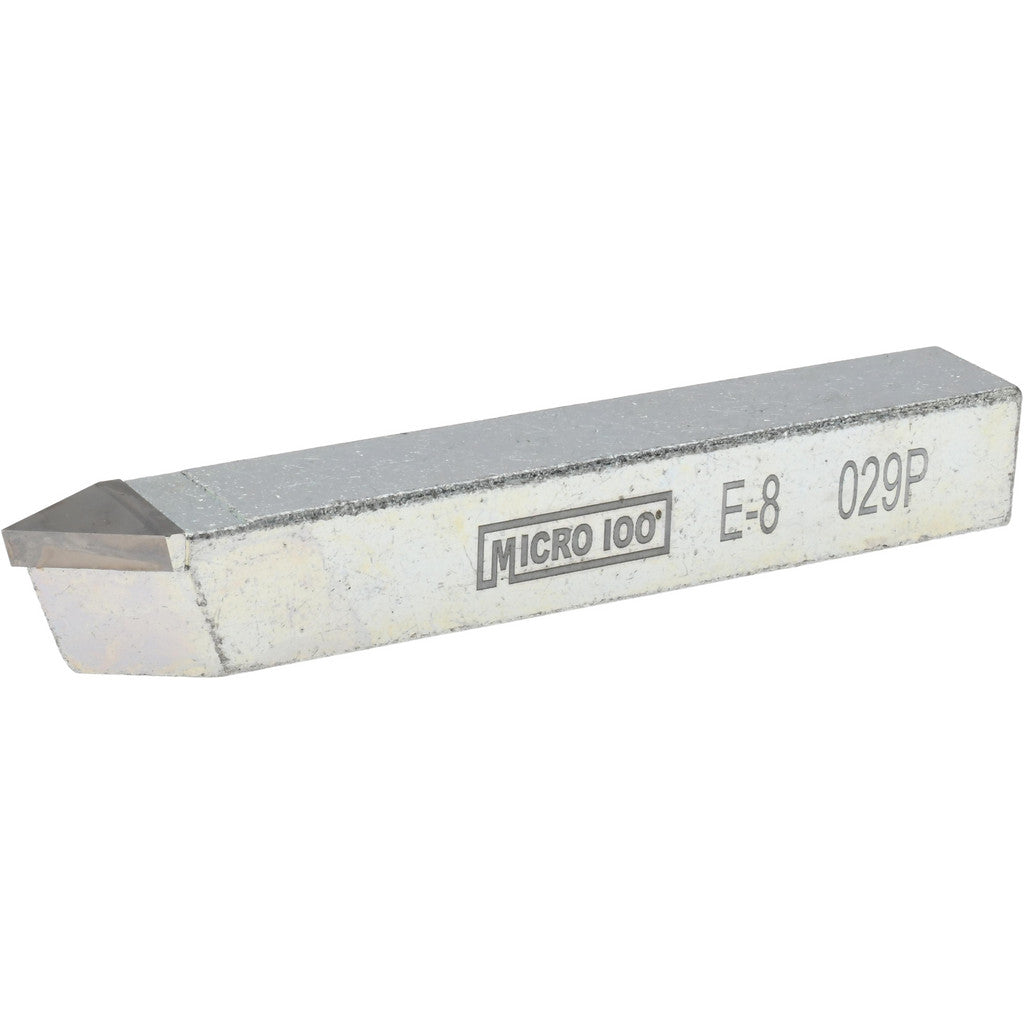 Micro 100 E-8 Single Point Threading Tool: External, Brazed Solid Carbide