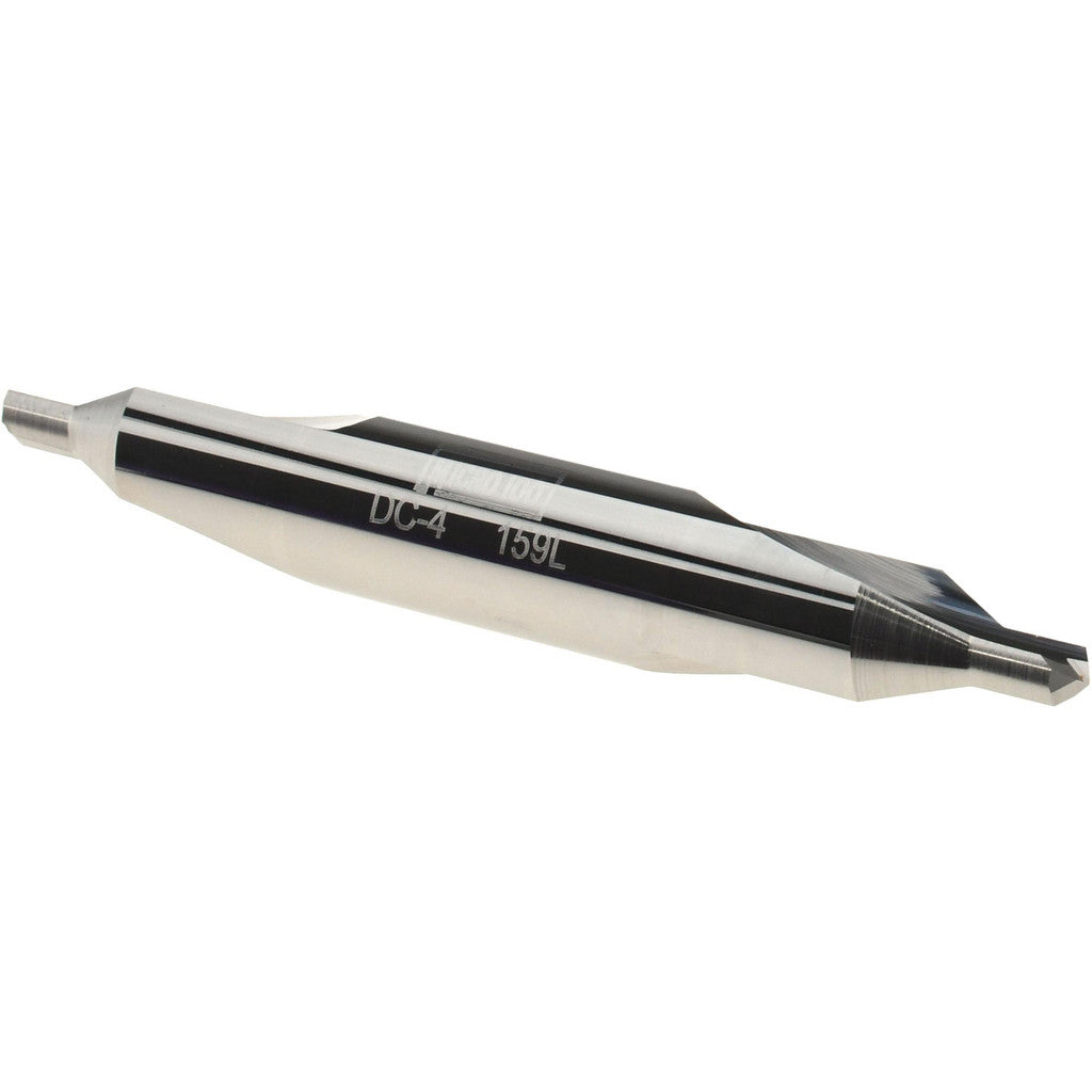 Micro 100 DC-4 Combination Drill & Countersink: #4, 5/16" Body Dia, 118 deg, Solid Carbide