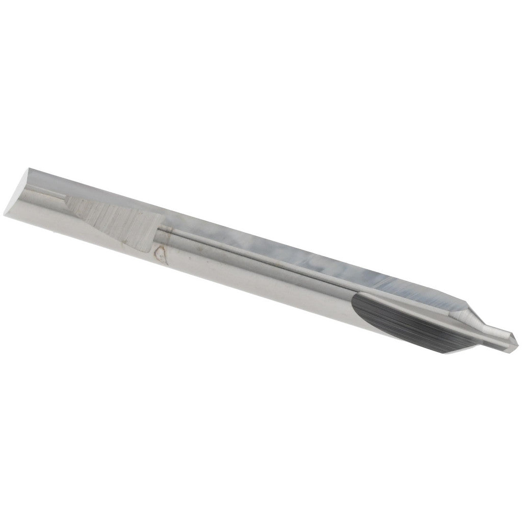 Micro 100 QDC-2 Combination Drill & Countersink: #2, 3/16" Body Dia, 118 deg, Solid Carbide