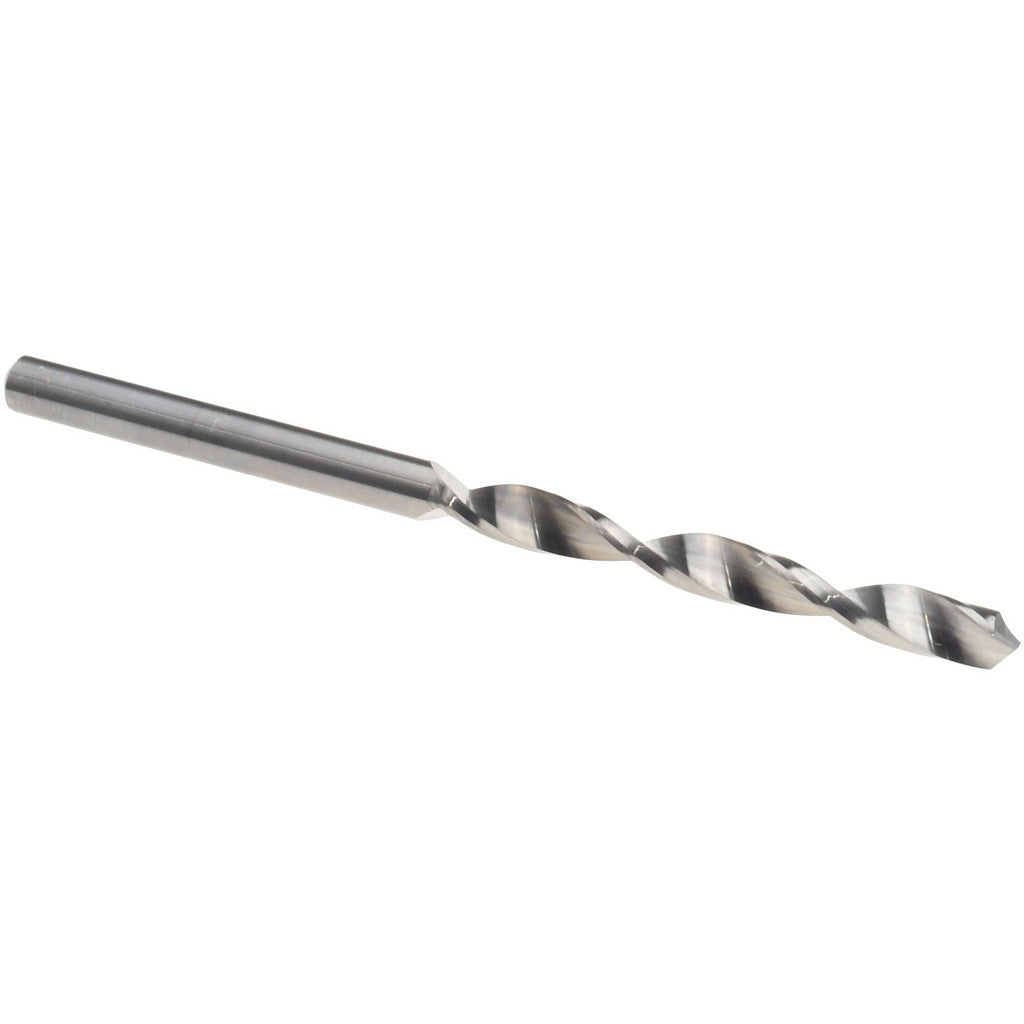 Micro 100 DR-125-2 Jobber Length Drill Bit: 1/8" (0.1250) Dia, 118 deg, Solid Carbide