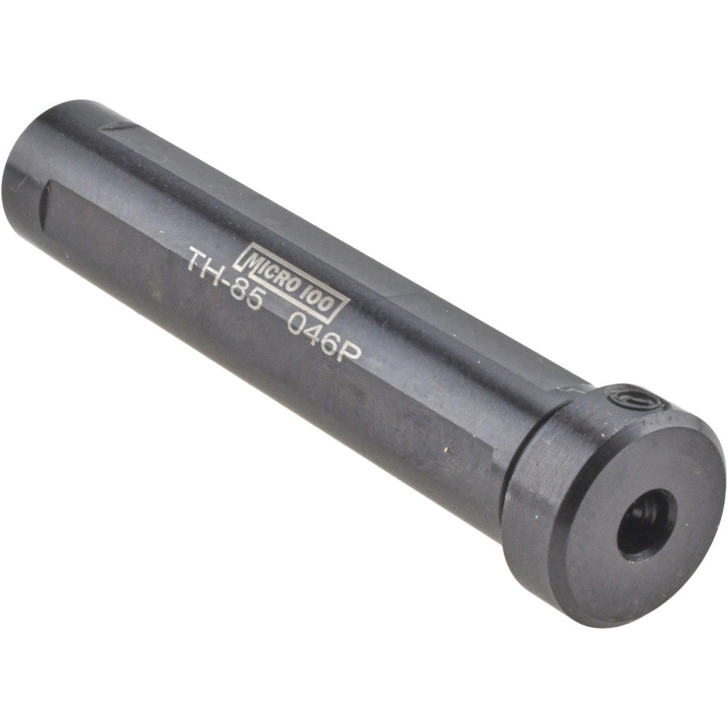 Micro 100 TH-85 Boring & Grooving Bar Holders; Inside Diameter (Inch): 3/16; Inside Diameter (Decimal Inch): 0.1875; Outside Diameter (Decimal Inch): 0.5000; Outside Diameter (Inch): 1/2; Overall Length (mm): 69.85; Overall Length (Decimal Inch): 2.7500