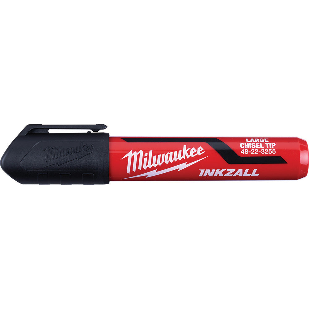 Milwaukee Tool 48-22-3255 INKZALL Large Chisel Tip Black Marker