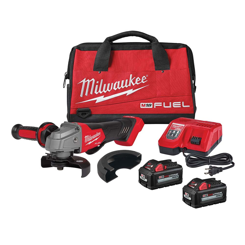 Milwaukee Tool 2880-22 M18 FUEL 4-1/2"/5" Braking Grinder Paddle Switch, No-Lock Kit