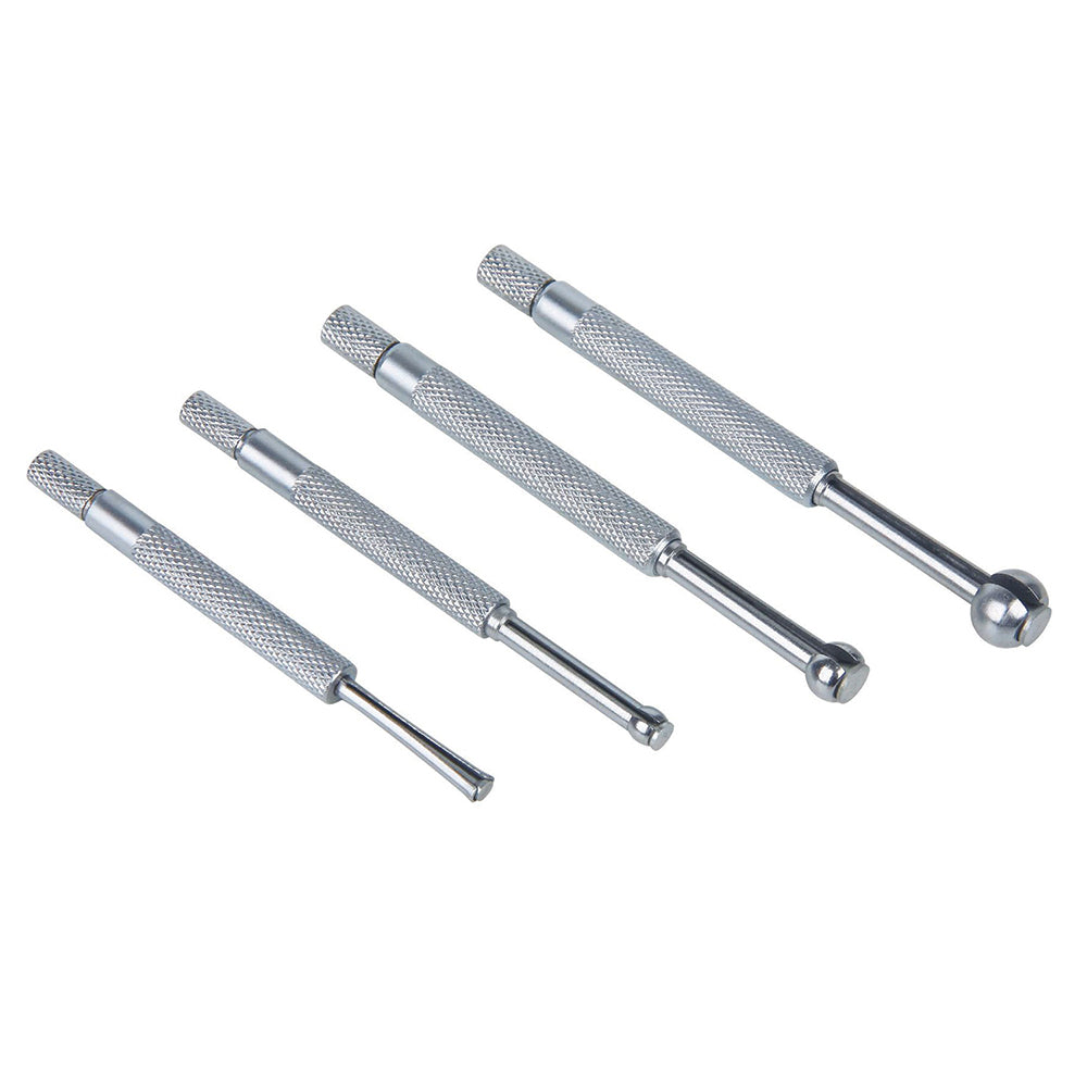 Insize USA LLC 4208-1 Small-Hole Gage Sets; Minimum Measurement (mm): 3.00; Maximum Measurement (Inch): 0.5000; Maximum Measurement (mm): 13.00; Gage Depth (Decimal Inch): 1; Overall Length (mm): 76; 79; 88; 91; Overall Length (Inch): 2.992; 3.110; 3.465
