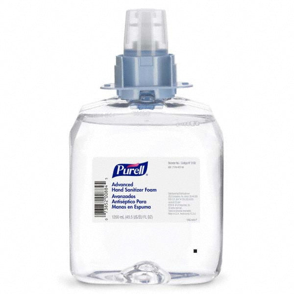 PURELL 5192-04 Hand Sanitizer: Foam, 1200 mL, Dispenser Refill