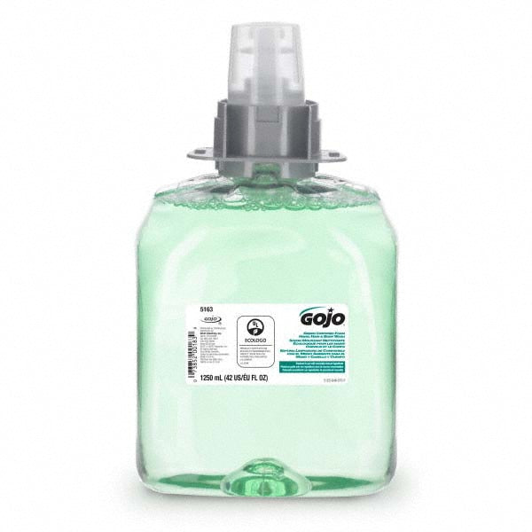 GOJO 5163-04 Shampoo & Body Wash; Product Type: Hand & Body Wash; Scent: Cucumber Melon; Dispenser Compatibility: FMX-12; Features: SANITARY SEALED Refill