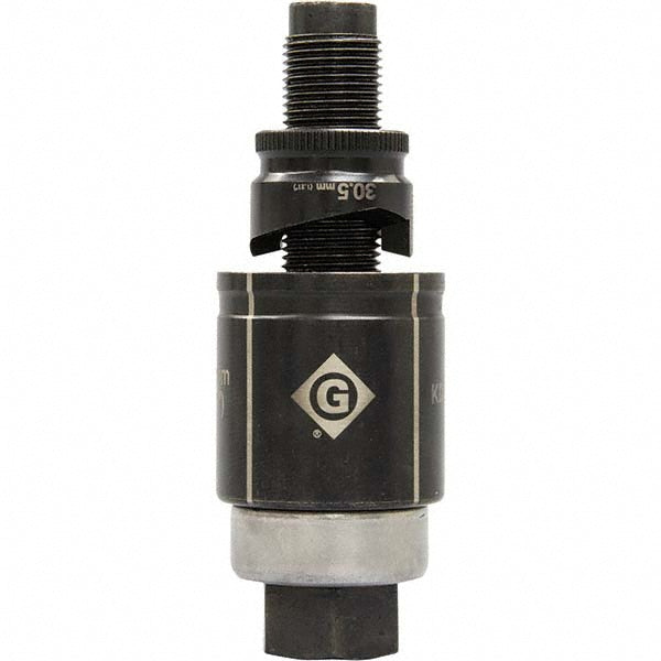 Greenlee K2BBM-0305 Complete Punch Units; Punch Shape: Round; Punch Type: Knockout; Operating Method: Manual; Punch Hole Diameter/Width: 1.219in; 30.5mm; Punch Hole Diameter (mm): 30-1/2; Punch Hole Width (Decimal Inch): 1.219in; 30.5mm