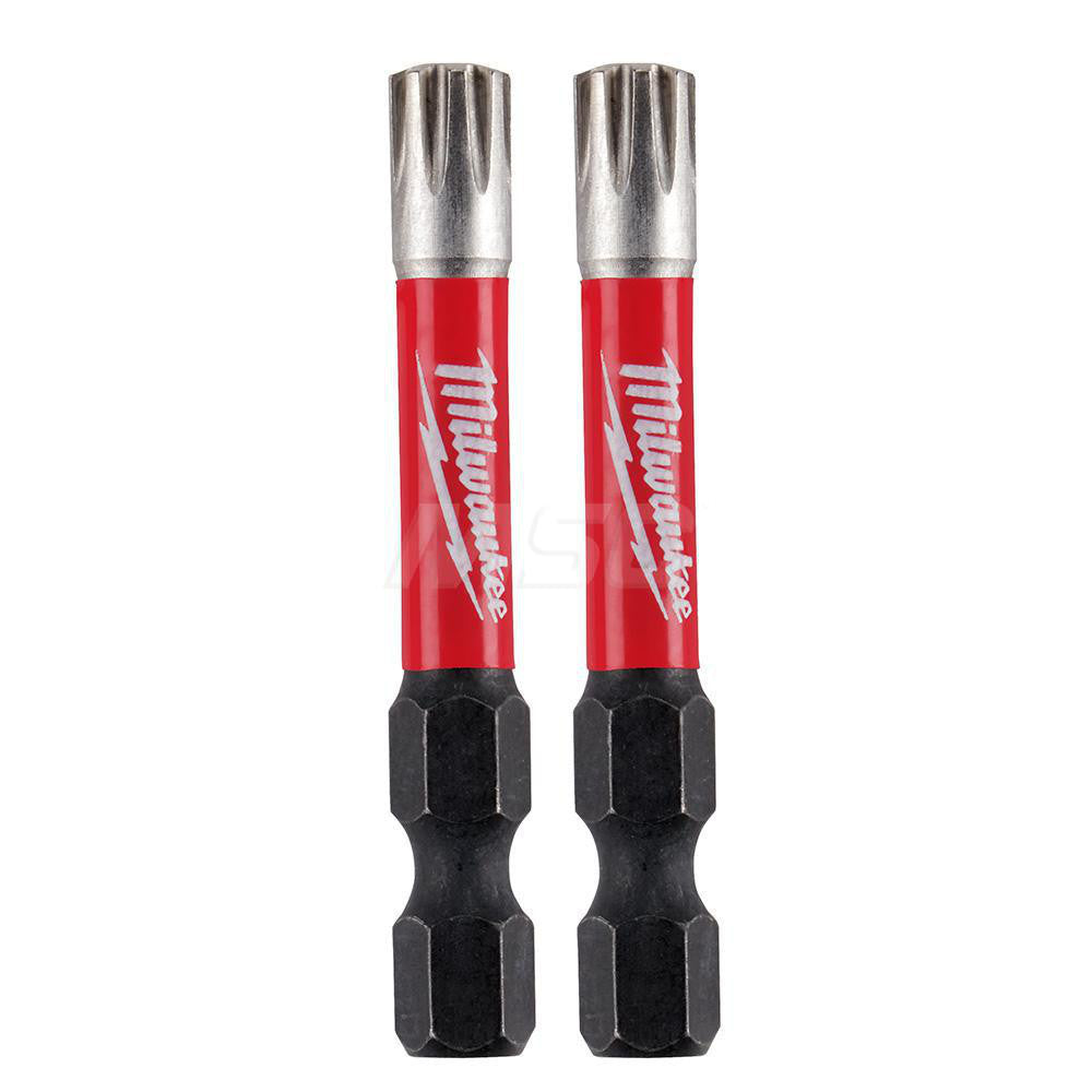 Milwaukee Tool 48-32-4648 SHOCKWAVE Impact Duty 2" Specialty Wood Screws Power Bit, 2-Pack