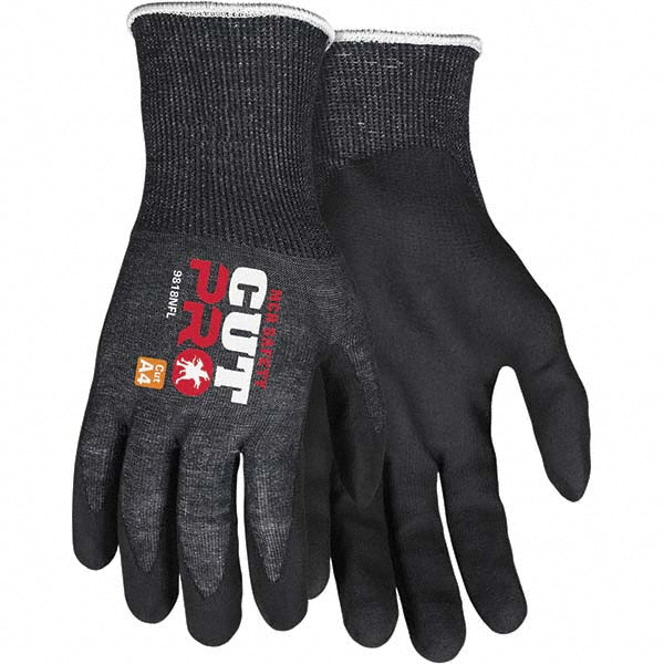 MCR Safety 9818NFM Cut, Puncture & Abrasion-Resistant Gloves: MCR Safety 9818NF, Cut A4, Puncture 4, Abrasion 5, 18 ga, Size Medium