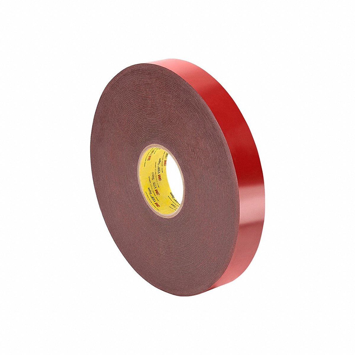 3M Foam Tape, Red, 5 yd L, 1" W (4611)