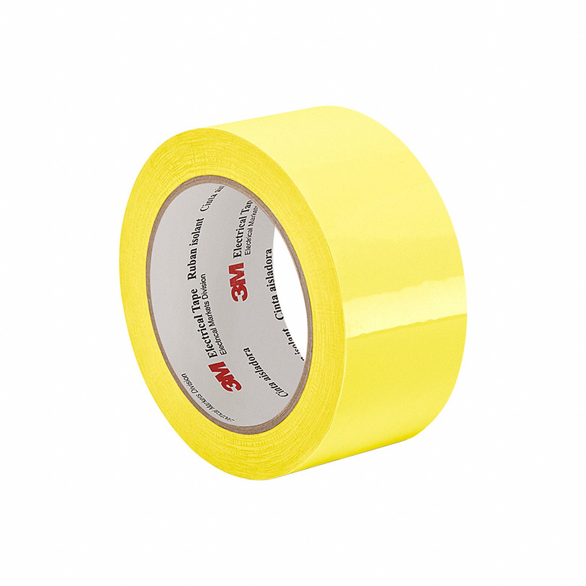 3M Electrical Tape, Polyester, Yellow, 72 yd L, 2" W (3M 1318-1 2" x 72 yds Yellow)