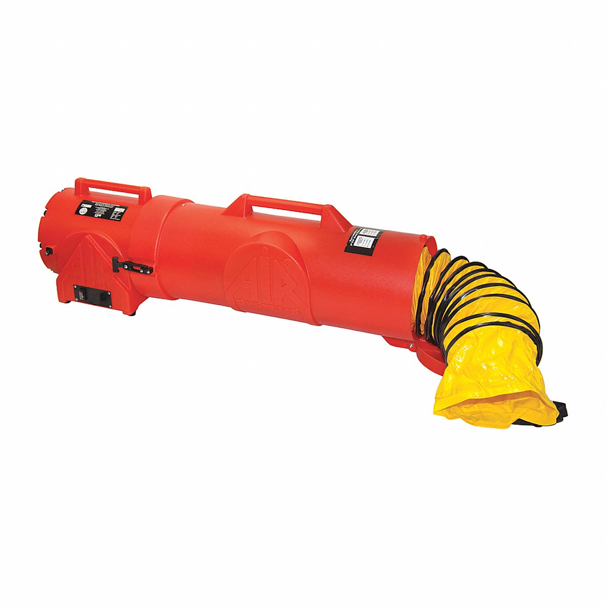 Air Systems International Confined Space Ventilation Fan, Red, 11 in (CVF-15DCAN)