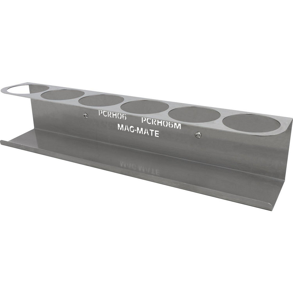 Mag-Mate PCRH06M Magnet Mount Spray Can Holder: For Workbenches, Stainless Steel