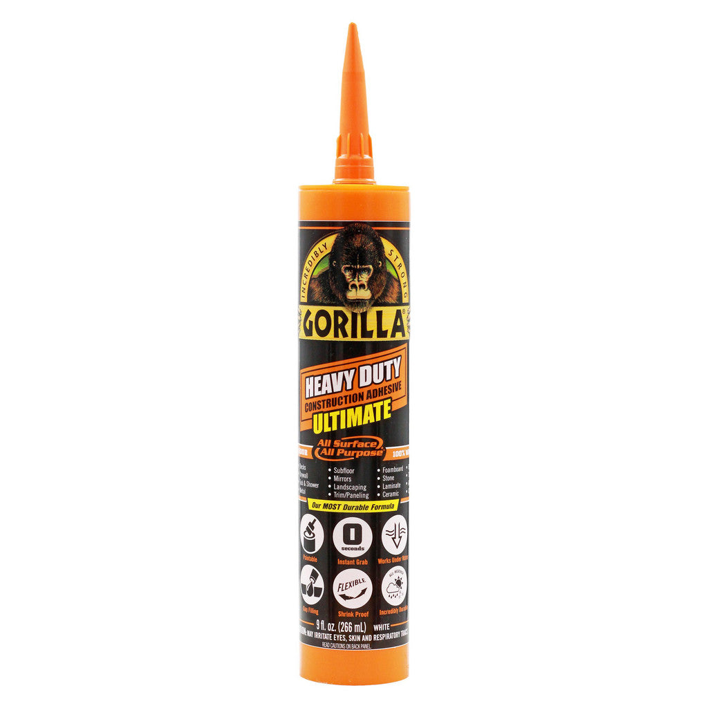 Gorilla Glue 8008002 9 oz Cartridge Silyl Terminated Polyether Construction Adhesive
