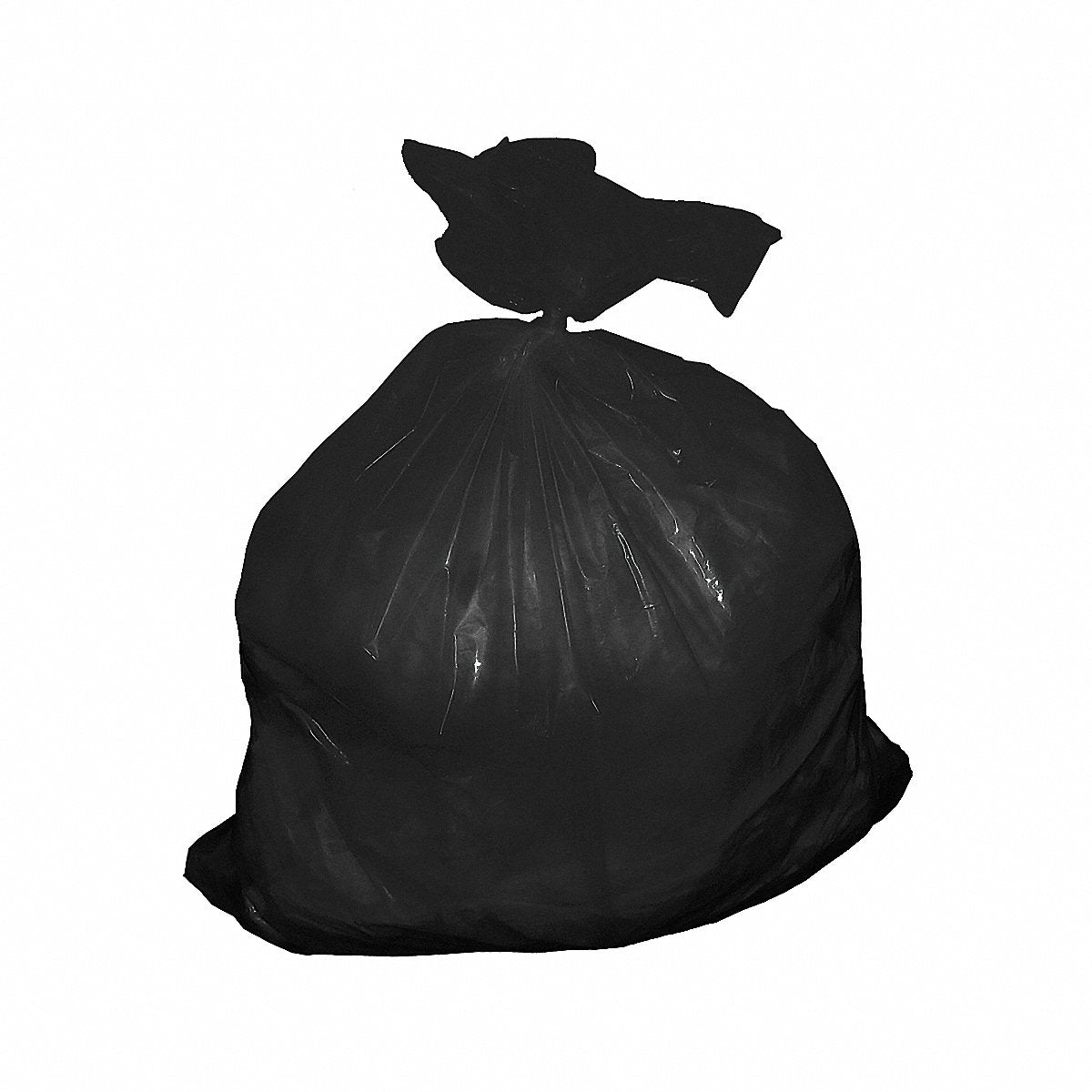 Grainger Trash Bag, 55 Gal., Black, Pk50 (52WX94)