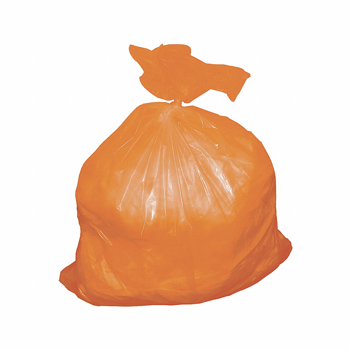 Grainger Trash Bag, 45 Gal., Orange, Pk75 (52WX88)