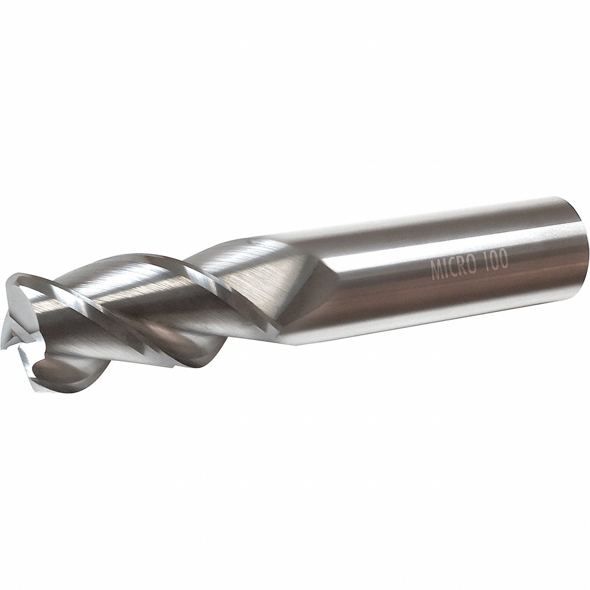 Micro 100 Corner Radius End Mill 1/2 Carb 0.0200 rad (ARC-500-3-030S)