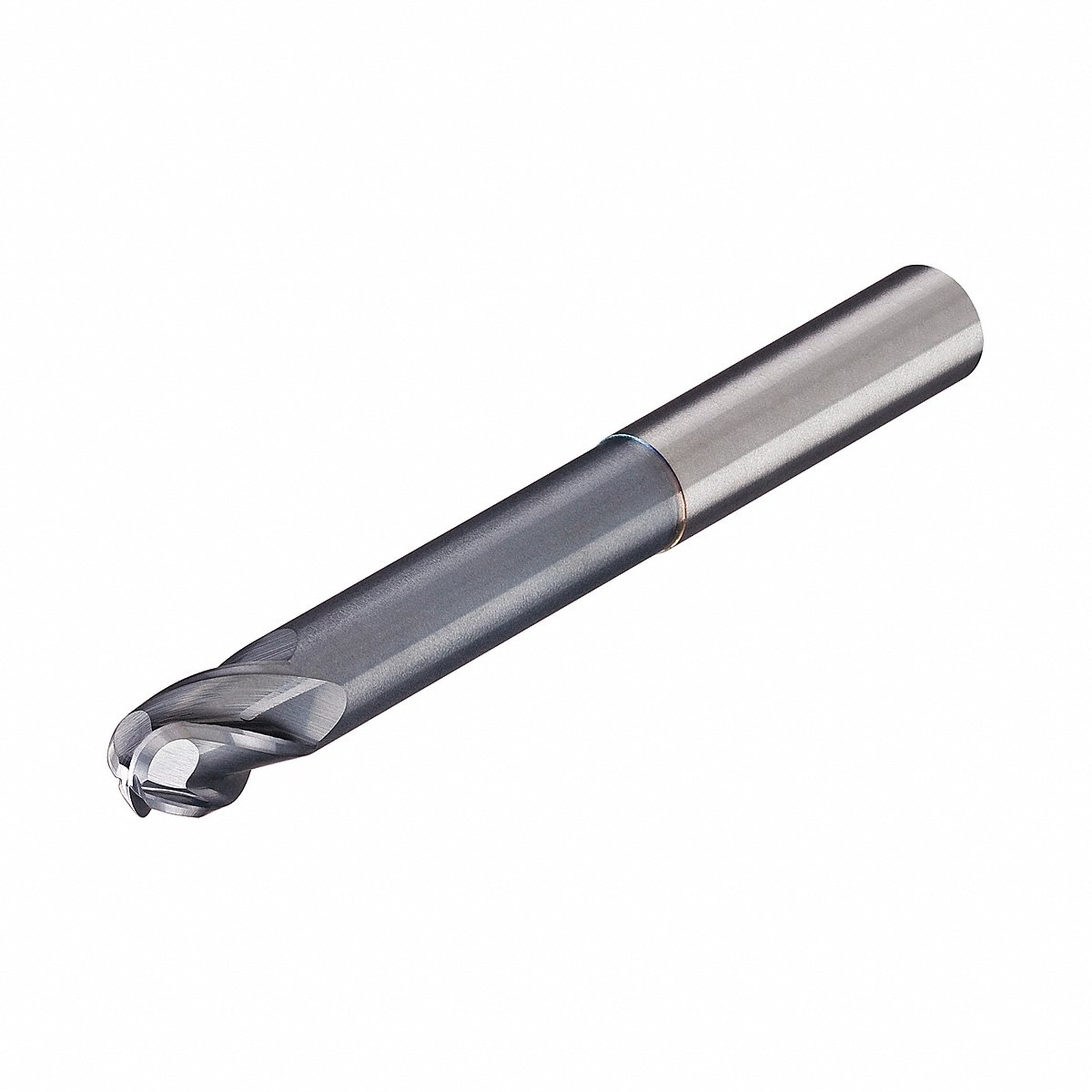 Micro 100 Ball End Mill Single End 3/8 Carbide (BLR-375-4X)