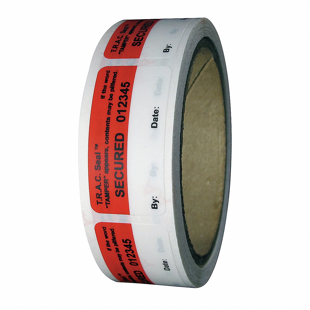 Novavision Inc Tamper-Evident Tape, 1In X 2In, Pk250, 1In (ZS48-08RWSN-250)