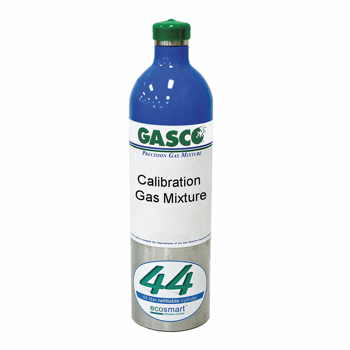 Gasco Calibration Gas, 44L, Chlorine, Nitrogen (44ES-252-10)