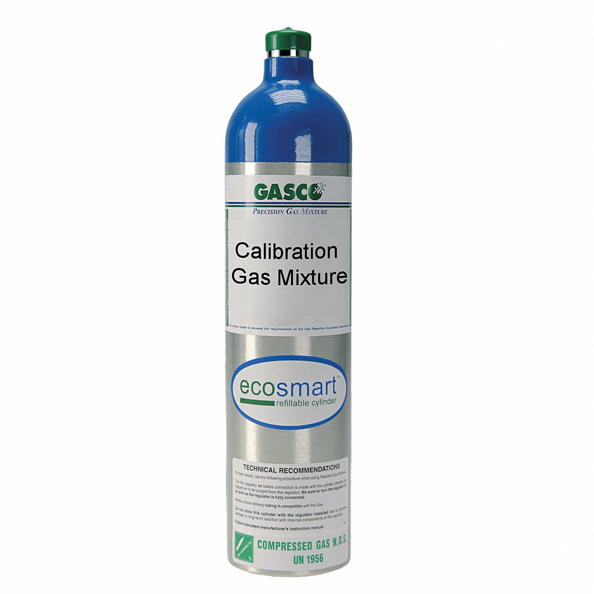 Gasco Calibration Gas, 116L, Carbon Monoxide, Air (X02AI99CA160006)