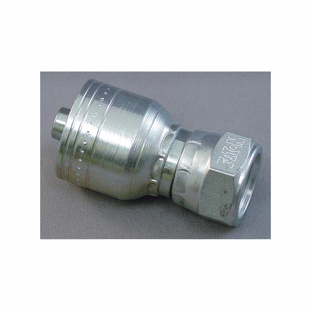 Aeroquip Crimp Hose Fitting, 3/8" ID x 3/8" BSPP Female (1A6BF6)