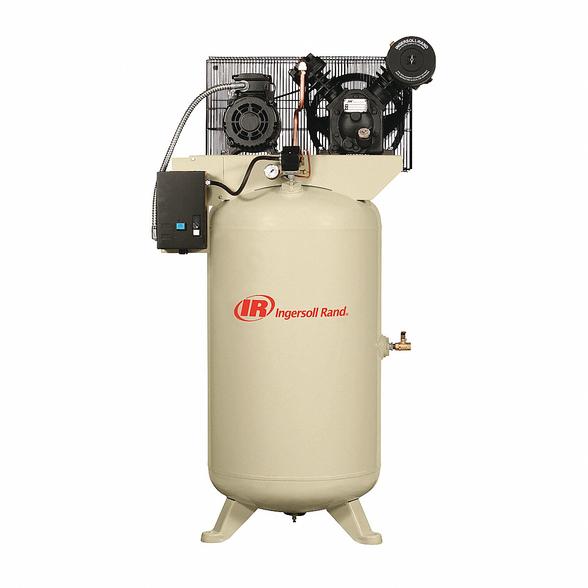 Ingersoll Rand Electric Air Compressor, 5 Hp, 2 Stage (2340N5-V-230/3)