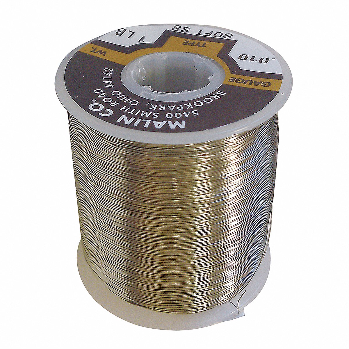 Malin Company Lockwire, Spool, 0.041 Dia, 51.78Ft, 78ft (03-0410-014S)