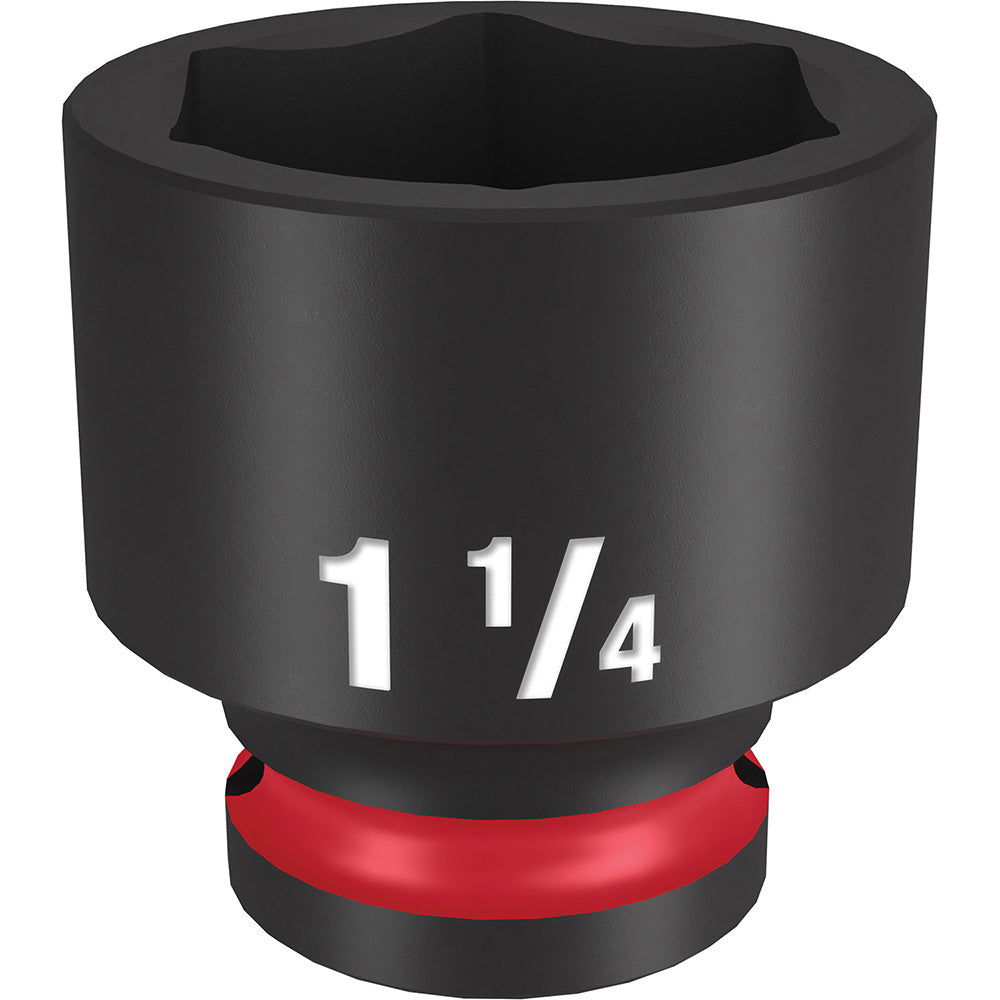 Milwaukee Tool 49-66-6214 SHOCKWAVE Impact Duty 1/2" Drive 1-1/4" 6-Point Standard Socket