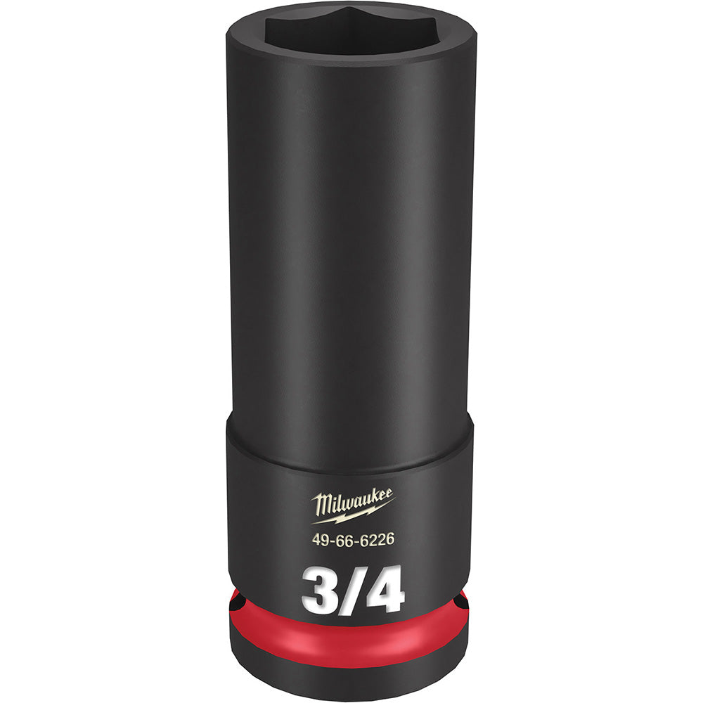 Milwaukee Tool 49-66-6226 SHOCKWAVE Impact Duty 1/2" Drive 3/4" 6-Point Deep Socket