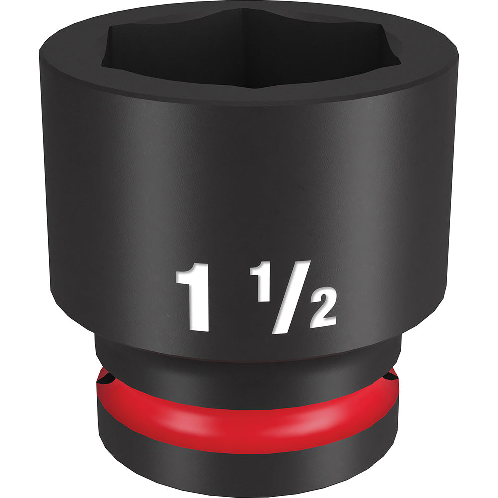 Milwaukee Tool 49-66-6315 SHOCKWAVE Impact Duty 3/4" Drive 1-1/2" 6-Point Standard Socket