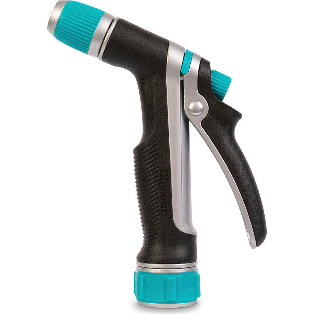 Gilmour 825202-1001 Garden Hose Adjustable & Cleaning Nozzle: 3/4" GHT, Metal & Plastic