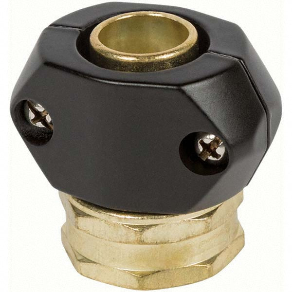 Gilmour 871544-1001 Garden Hose Coupler: 0.625" Hose, Female, 3/4", Brass