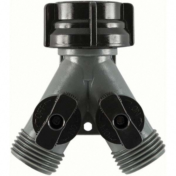 Gilmour 800174-1002 Garden Hose Shut-Off Valve: Female & Male, 3/4", Plastic
