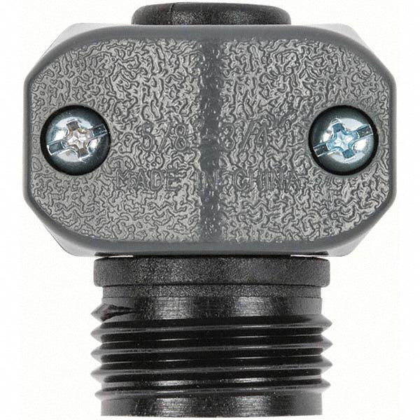 Gilmour 801134-1002 Garden Hose Clamp-Style Coupler: 0.625" Hose, Male, Plastic