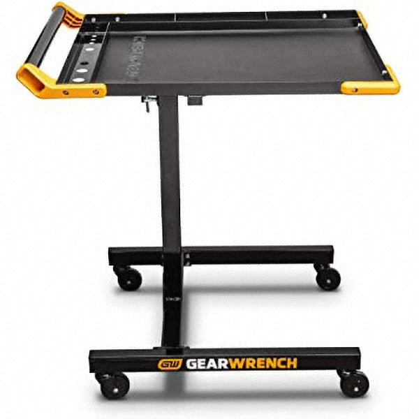 GEARWRENCH 83166 Adjustable Height Mobile Work Table: 30" Wide, 20" Long, Height Adjusts 35" to 48"