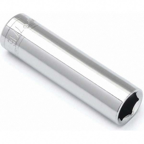 Crescent CDDS26N Deep Hand Socket: 3/8" Drive, 7/16" Socket, 6-Point