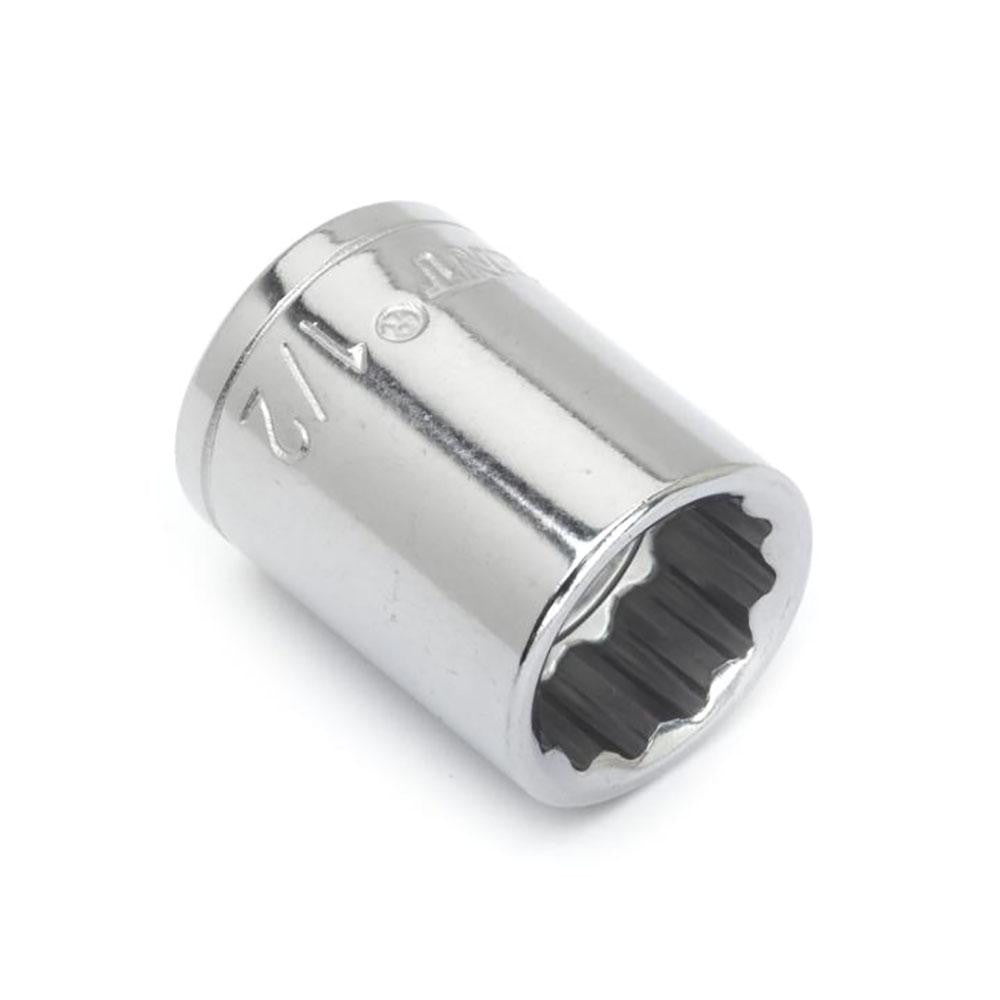Crescent CDS27N Standard Hand Socket: 3/8" Drive, 1/2" Socket, 12-Point