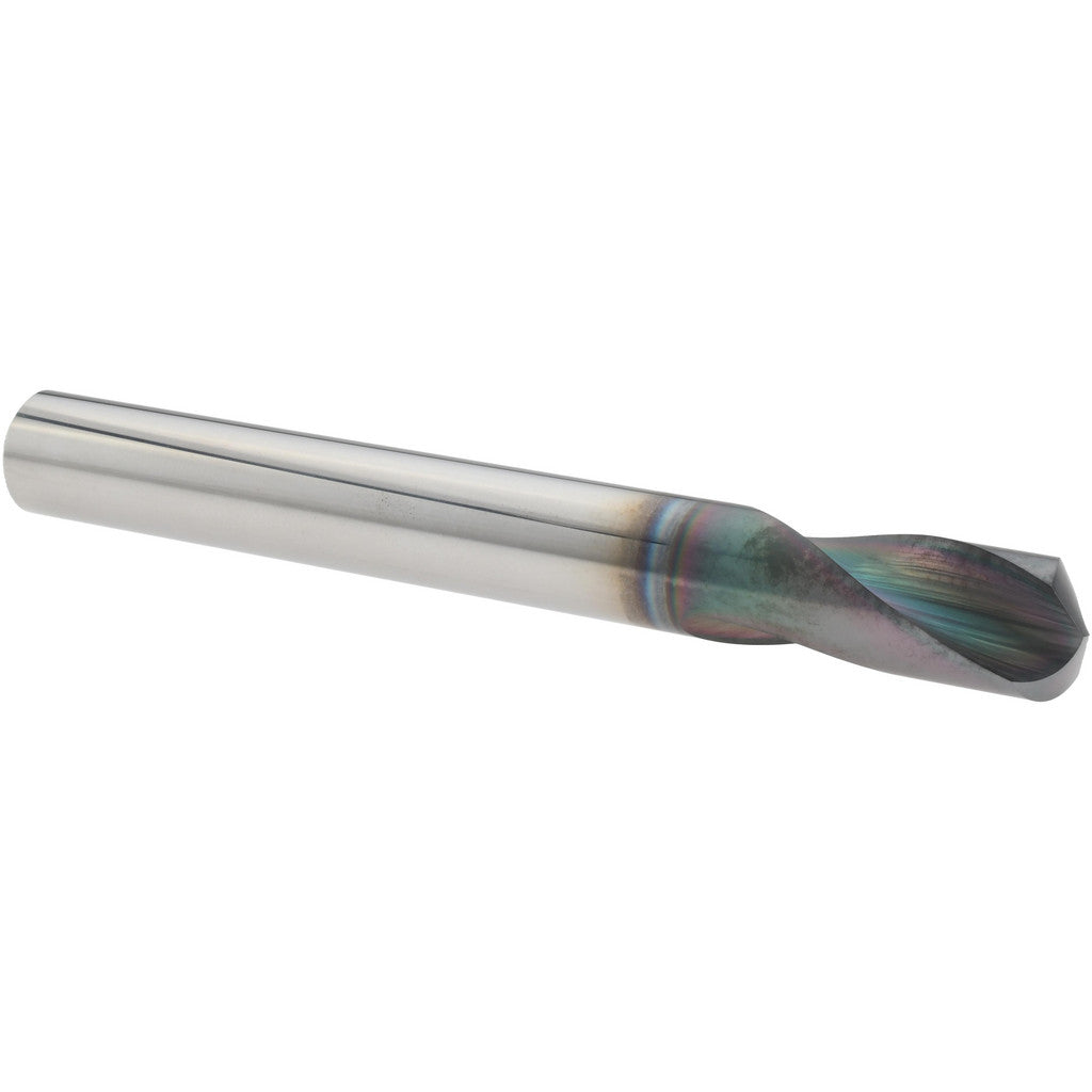 OSG 519035017 Spotting Drill: 1/2" Dia, 140° Point, 111 mm OAL, Solid Carbide