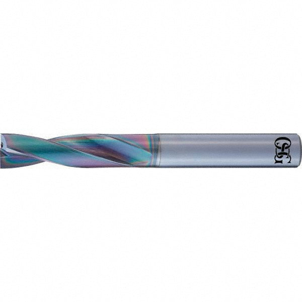 OSG 572037517 Screw Machine Drill Bit: 3/8" (0.3750) Dia, 180 deg, Solid Carbide