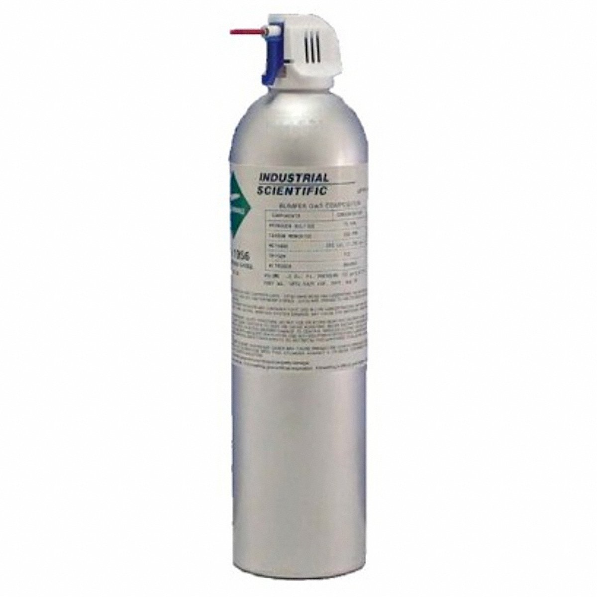 Industrial Scientific Cal Gas, Co, H2S, O2, Lel Methane, 11L (18105825)