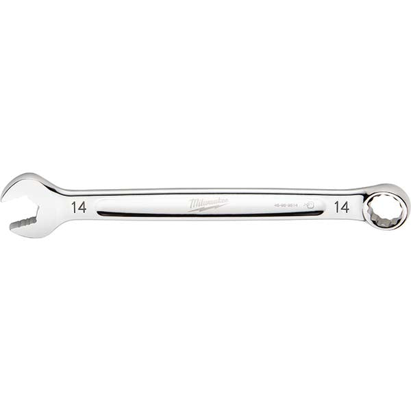 Milwaukee Tool 45-96-9514 14 mm Combination Wrench, MAX BITE Open-End Grip