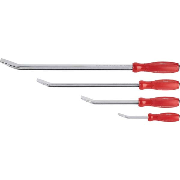 Milwaukee Tool 48-22-9214 4 Pc Pry Bar Set: 8", 12", 18" & 24"