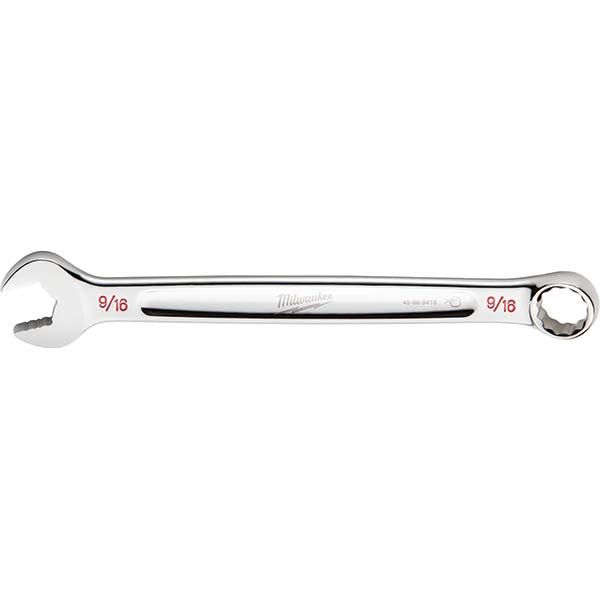 Milwaukee Tool 45-96-9418 9/16" SAE Combination Wrench, MAX BITE Open-End Grip