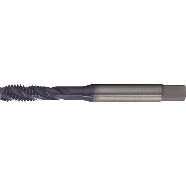Cleveland C89243 Spiral Flute Tap: M10 x 1.50, Metric, 3 Flute, Modified Bottoming, 6H Class of Fit, TiAlN Finish