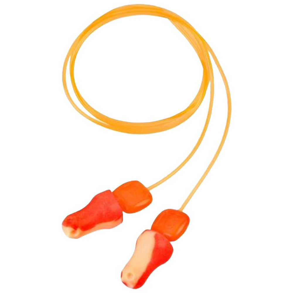 Howard Leight TF-PLUS-30 Earplugs: 31 dB, Foam, Bell, Push-In, Corded, n-Metal Detectable