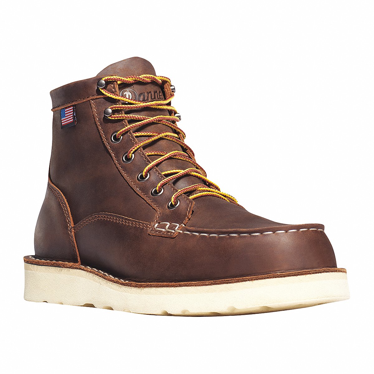Danner 6-Inch Work Boot, Ee, 10 1/2, Brown, Pr (15564)