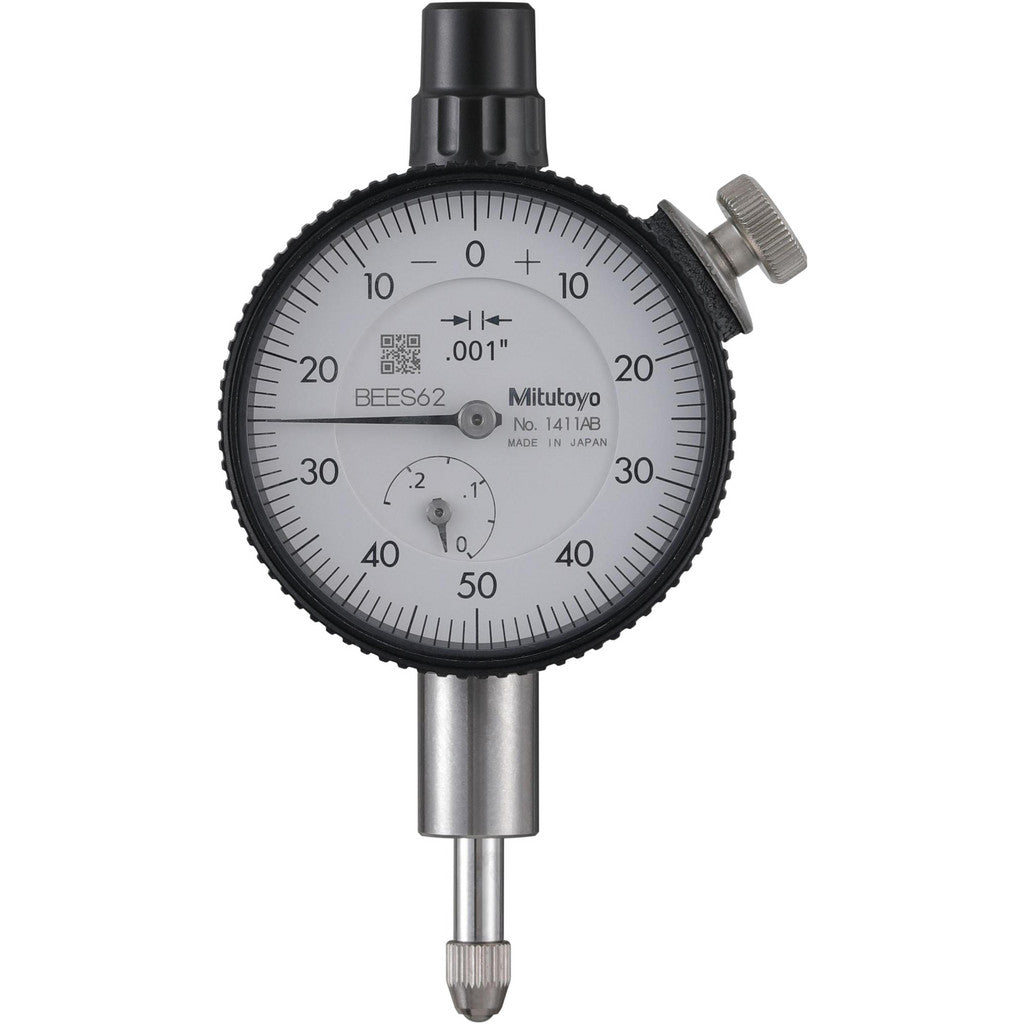 Mitutoyo 1411AB Vertical Dial Test Indicator: .25" Max, +/-.001" Accuracy